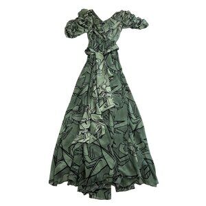 Carolina Estefan Maxi Dress in Green